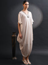 CHAMPAGNE COCOON DRESS