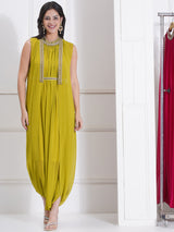 LIME GREEN PEARL DROP MORROCAN WRAP