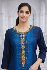 ROYAL RADIANCE CLASSIC STRAIGHT KURTA SET