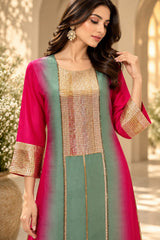 ROSE REEF CLASSIC LONG STRAIGHT KURTA