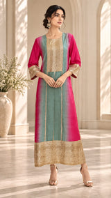 ROSE REEF CLASSIC LONG STRAIGHT KURTA