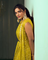 AISHWARYA RAJESH IN CITRINE CHARM MORROCAN WRAP