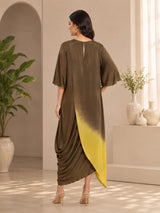MEHENDI MUSE DRAPED DRESS
